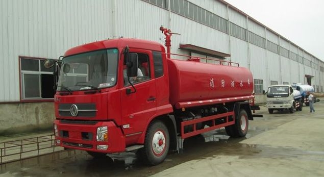 東風天錦10噸消防灑水車